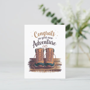 Carte Postale Félicitations pour votre nouvelle aventure de mari