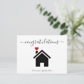 Carte Postale Félicitations pour votre nouvelle maison (Debout devant)