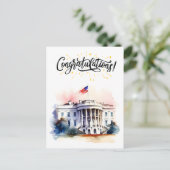 Carte Postale Félicitations pour votre première élection (Debout devant)