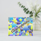 Carte Postale Félicitations Stars (Debout devant)