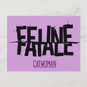 Carte Postale Feline Fatale