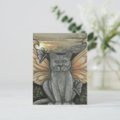 Carte postale Feline Sunset (Debout devant)