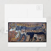 Carte Postale Felinos de Costa Rica - Gros chats (Devant / Derrière)