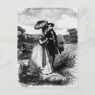 Carte Postale Felix de Vandenesse and Madame de Mortsauf