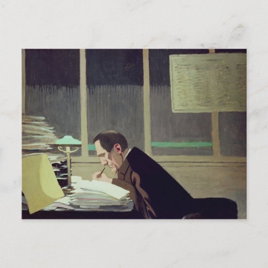 Carte Postale Felix Feneon à La Revue Blanche, 1896 (Devant)