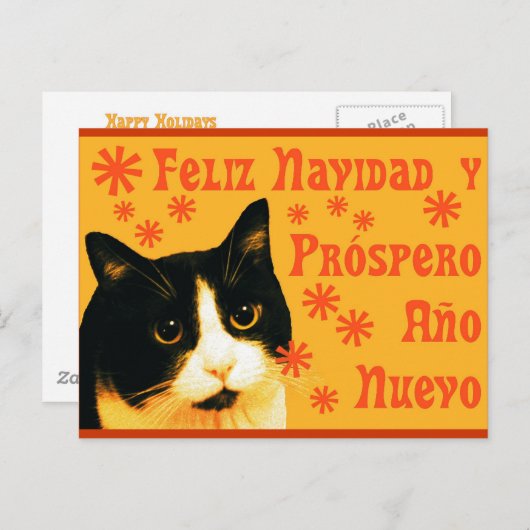 Carte Postale Felix Navidad (Devant / Derrière)