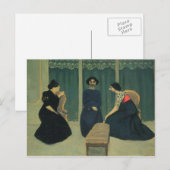 Carte Postale Felix Vallotton - Gossip (Devant / Derrière)
