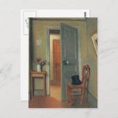 Carte Postale Felix Vallotton - la visite (Devant / Derrière)