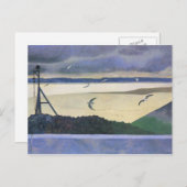 Carte Postale Felix Vallotton - Mouettes (Devant / Derrière)