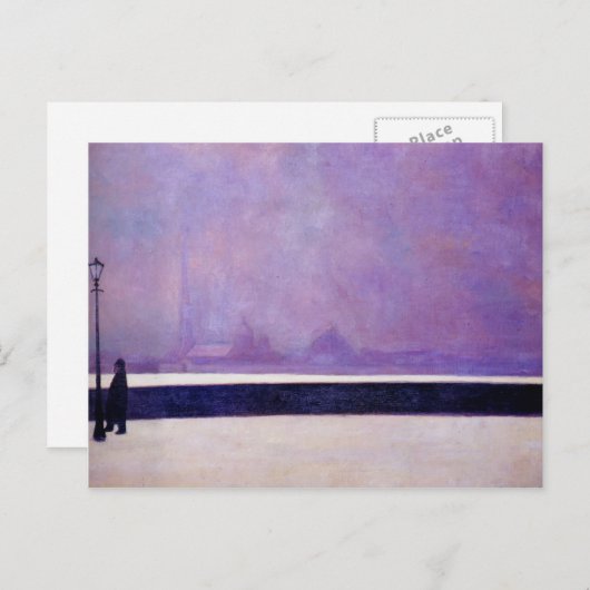 Carte Postale Felix Vallotton - Neva, brouillard léger (Devant / Derrière)