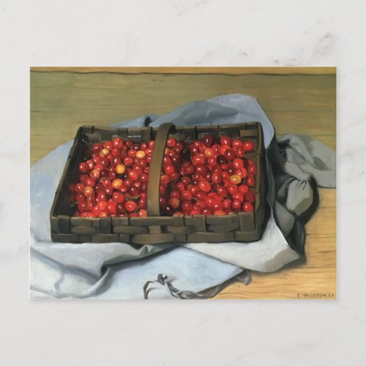 Carte Postale Felix Vallotton - Panier de cerises (Devant)
