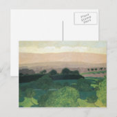 Carte Postale Felix Vallotton - Paysage à Romanel (Devant / Derrière)