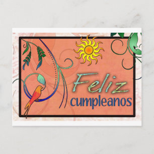 Carte Postale Feliz Cumpleanos