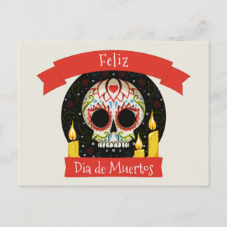 Carte Postale Feliz Dia de Muertos | Jour des morts