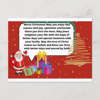 Carte Postale Feliz Natal 