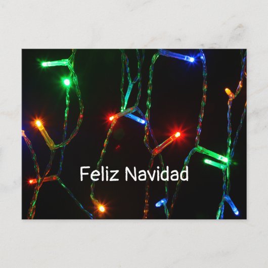 Carte Postale Feliz Navidad (Devant)