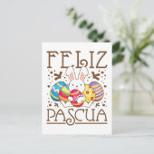 Carte Postale Feliz Pascua Bonne Pâques Espagnol (Debout devant)