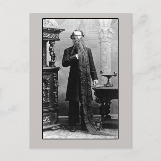 Carte Postale Fellow à longue barbe (Devant)