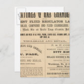 Carte Postale Fellows, Hoffman et Compagnie (Devant / Derrière)