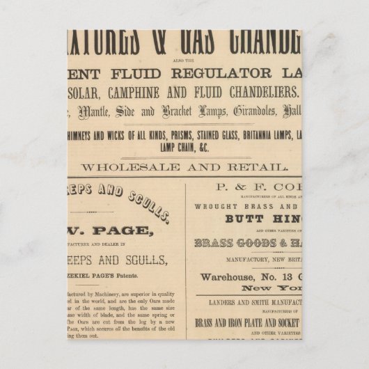 Carte Postale Fellows, Hoffman et Compagnie (Devant)