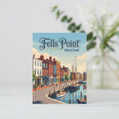 Carte Postale Fells Point Maryland (Debout devant)