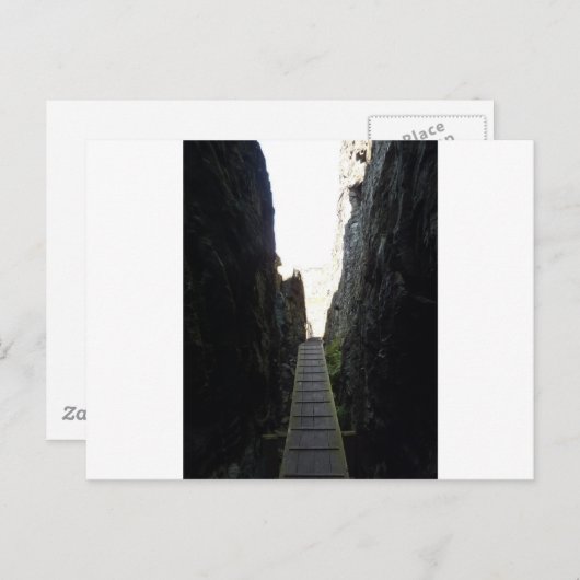 Carte Postale Felsschlucht (Devant / Derrière)