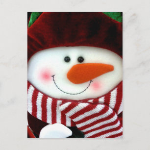 Carte postale Felt Snowman Holiday