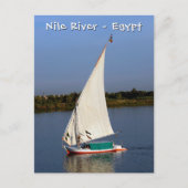 Carte Postale Felucca le long du Nil - Assouan, Egypte (Devant)