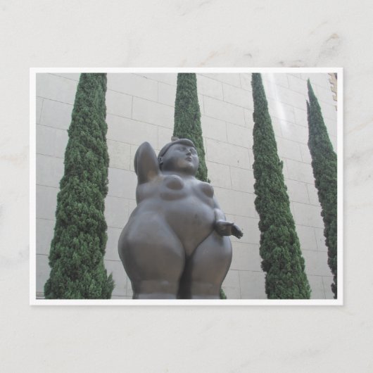 Carte Postale femelle botero (Devant)