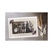 Carte postale féminine Victorienne vintage