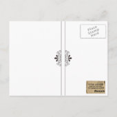 Carte postale féminine vintage (Dos)