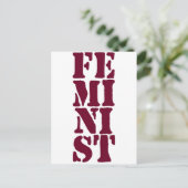 Carte Postale Féministe ! (Debout devant)