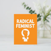 Carte Postale Féministe radicale (Debout devant)