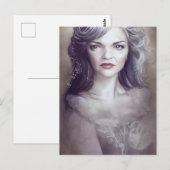 Carte postale femme (Devant / Derrière)