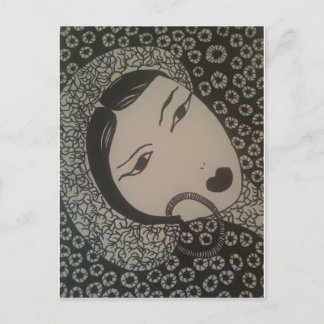 Carte Postale Femme