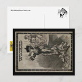 Carte postale Femme (Devant / Derrière)