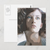 Carte Postale femme (Devant / Derrière)