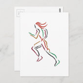 Carte Postale Femme (Devant / Derrière)