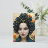 Carte postale femme (Debout devant)