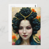 Carte postale femme (Devant / Derrière)