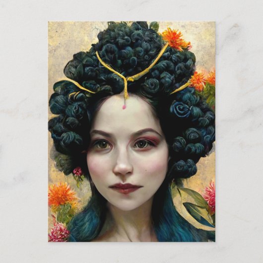 Carte postale femme (Devant)