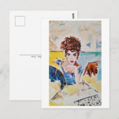 Carte Postale Femme (Devant / Derrière)