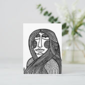 Carte Postale Femme /01 (Debout devant)