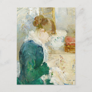 Carte Postale Femme à coudre   Berthe Morisot