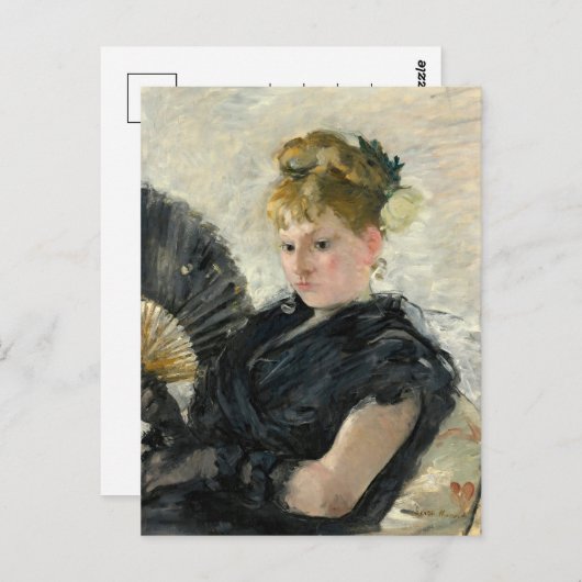 Carte Postale Femme À L’éventail | Berthe Morisot (Devant / Derrière)