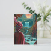 Carte Postale Femme à la cascade (Debout devant)