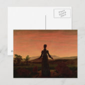 Carte Postale Femme à l'aube (Devant / Derrière)