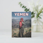 Carte Postale Femme À Socotra, Yémen (Debout devant)