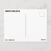 Carte Postale Femme À Tijuana, Mexique (Dos)