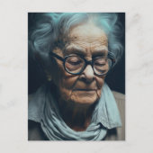 Carte postale femme âgée (Devant)